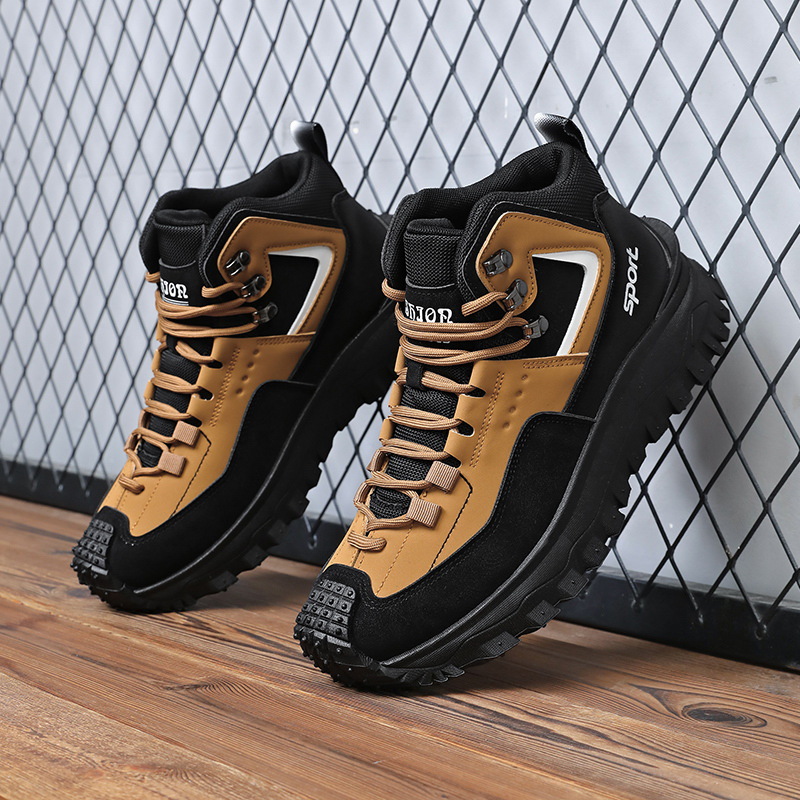 Men'S Fashion Korea - Men's Wide Width Hiking Shoes Non-Slip