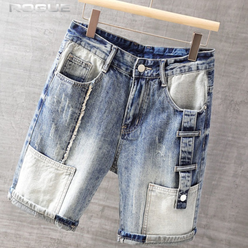 Men'S Fashion Korea - Korean Fashion Jorts Hip Hop Street