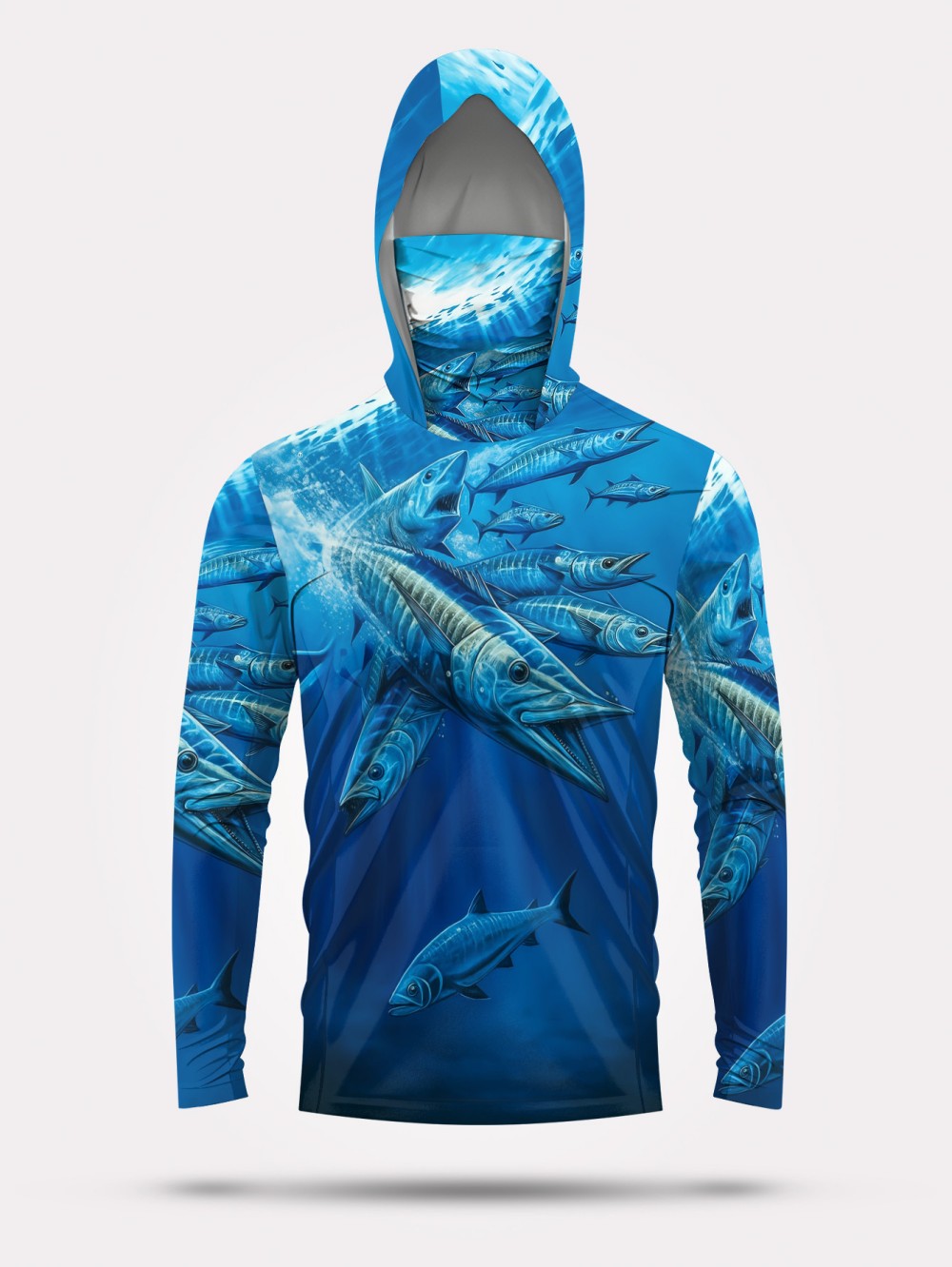 Men'S Fashion - Men's summer fashion fish school print
