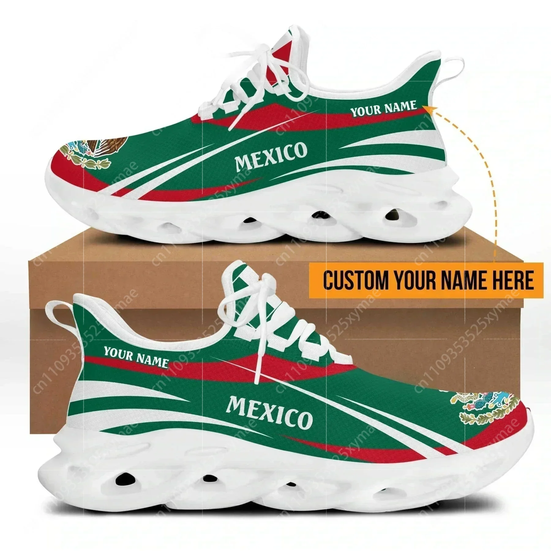 Mens Fashion Mexico - Mexico Flag Pattern Print Summer Mens