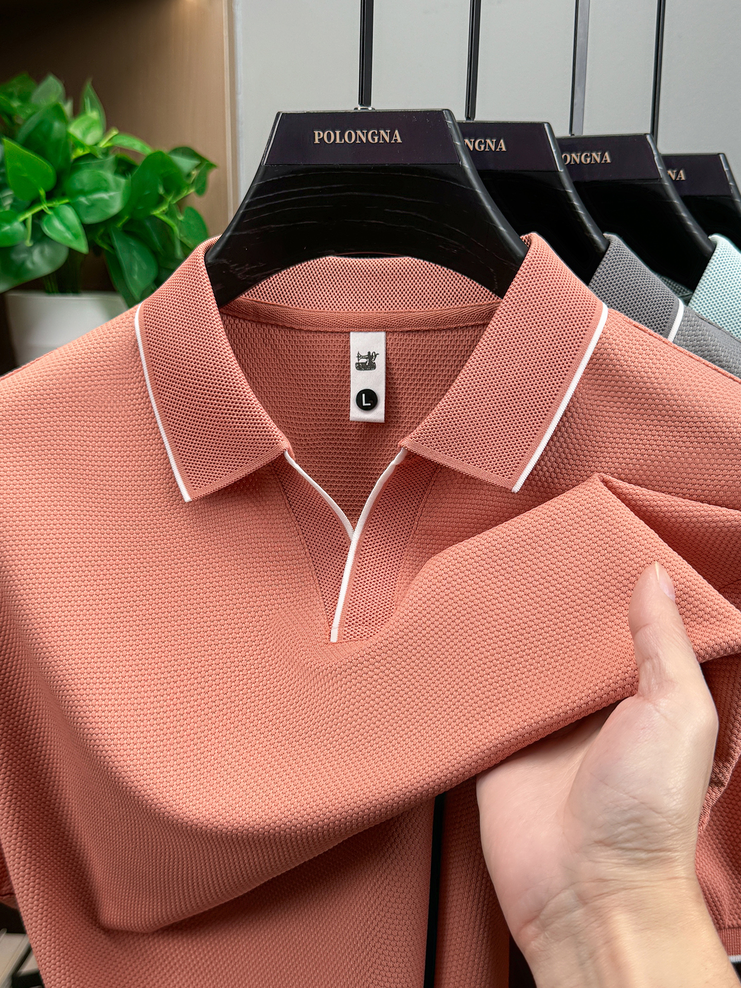 Light luxury short sleeve men' - Men'S Fashion V Neck T Shirts 리뷰 및 가격