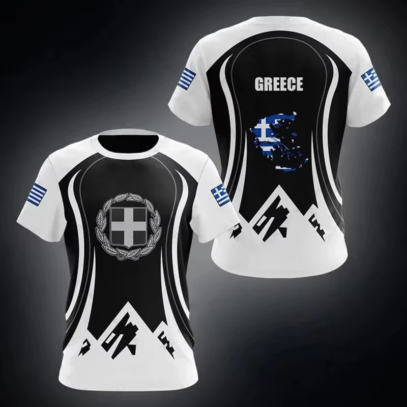 Greece Flag Map 3d Printed T S - Men'S Fashion Greece 리뷰 및 가격