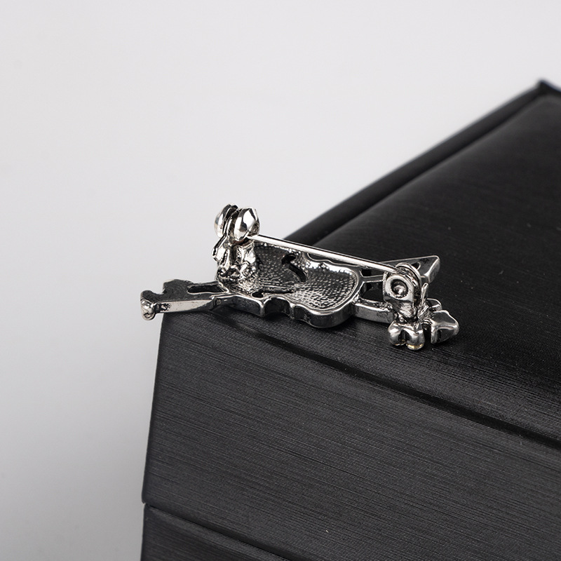 Crystal Violin Brooch Jewelry  - Men'S Fashion Korea 리뷰 및 가격