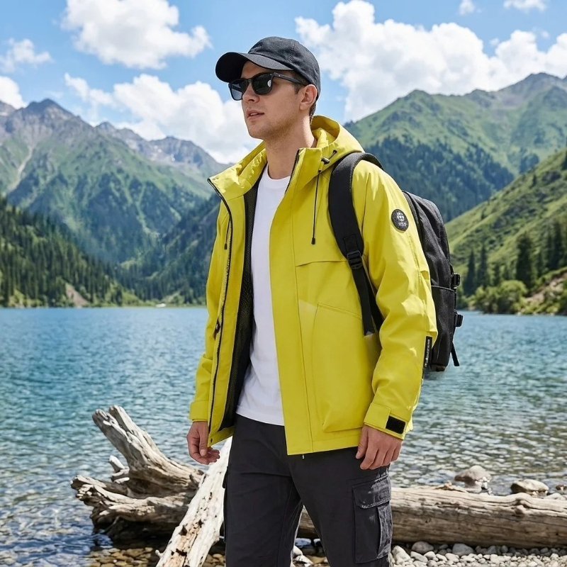 Waterproof Jacket Men Outdoor  - Windbreaker Men Zip 리뷰 및 가격