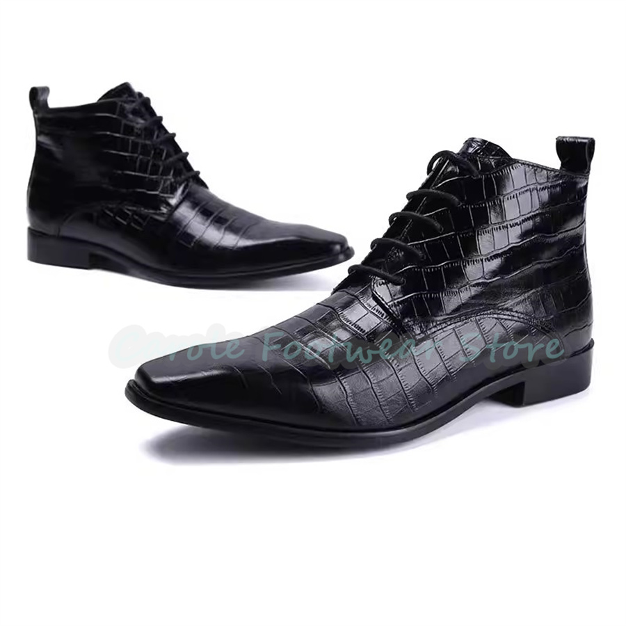 Fashion Genuine Leather Ankle  - Mens Fashion Dress Shoes 리뷰 및 가격