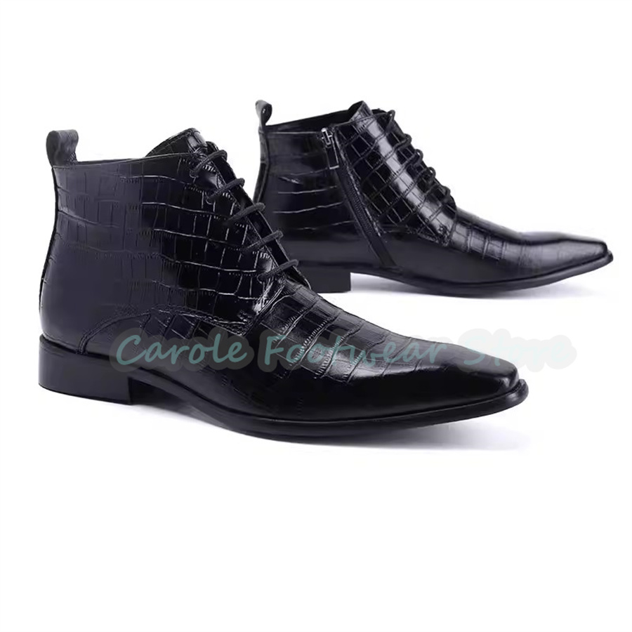 Fashion Genuine Leather Ankle  - Mens Fashion Dress Shoes 리뷰 및 가격
