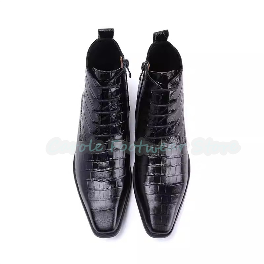 Fashion Genuine Leather Ankle  - Mens Fashion Dress Shoes 리뷰 및 가격