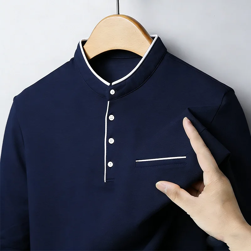 Men's Mandarin Collar Long Sle - Men'S Fashion 리뷰 및 가격