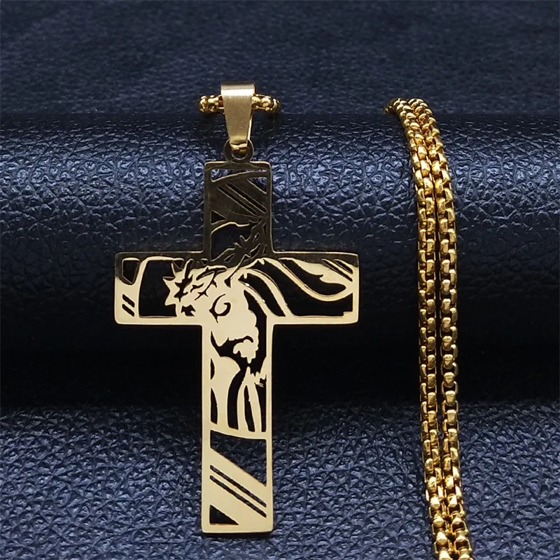 Hip Hop Punk Crown of Thorns J - Men'S Fashion Gold Chain 리뷰 및 가격