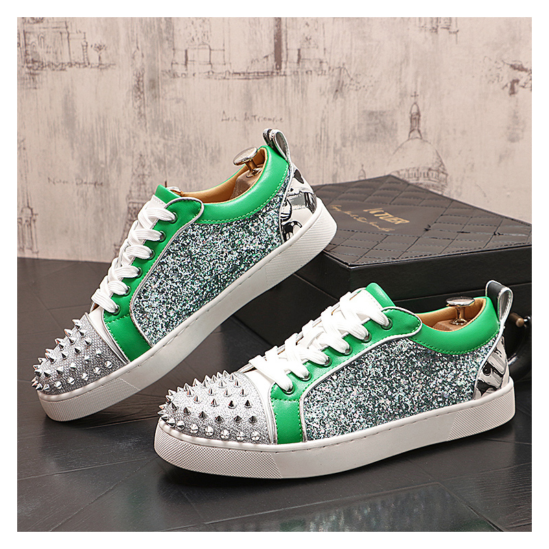 mens luxury fashion silver riv - Mens Fashion Dress Shoes 리뷰 및 가격