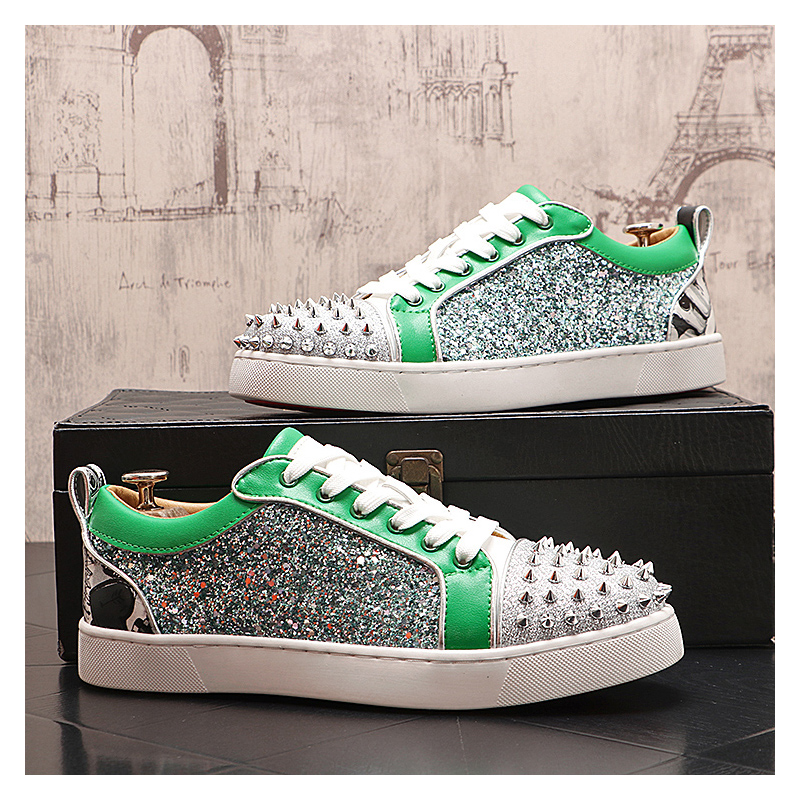 mens luxury fashion silver riv - Mens Fashion Dress Shoes 리뷰 및 가격