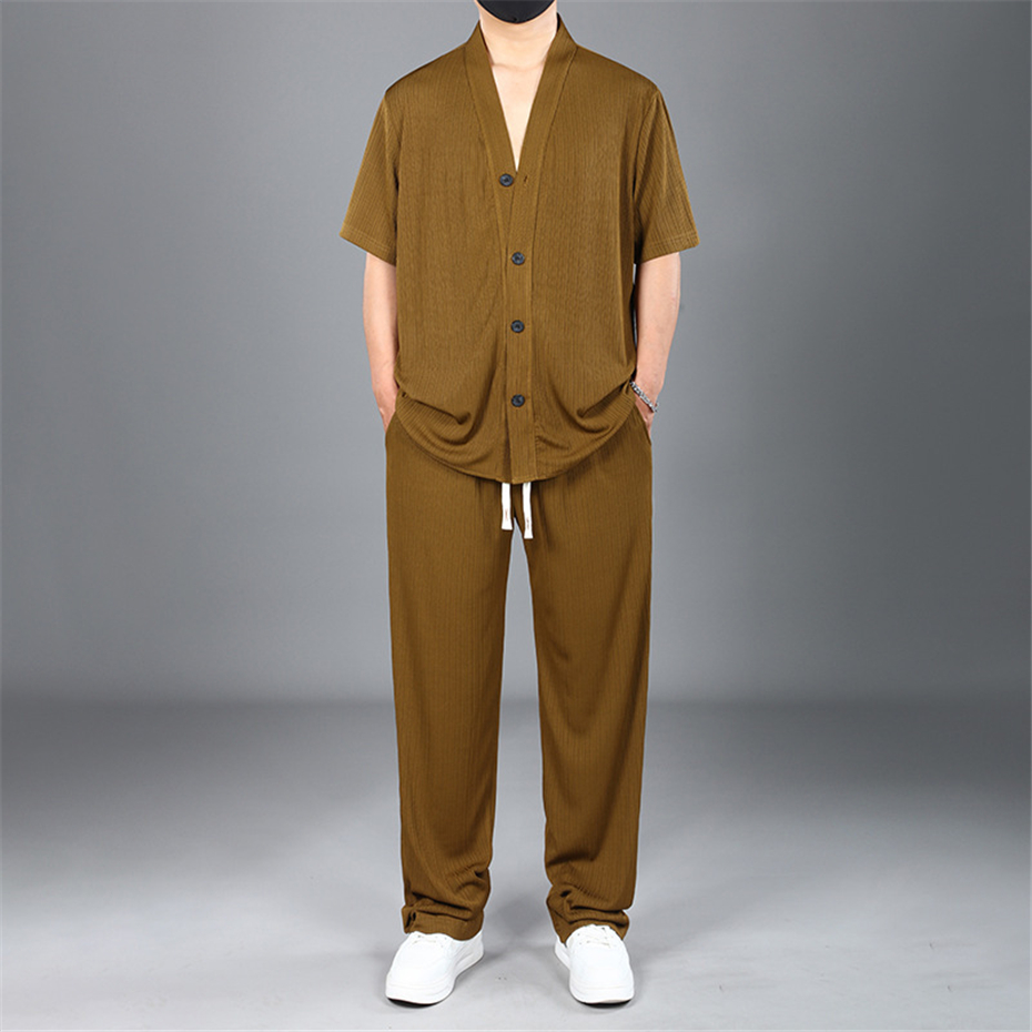 Summer Cool Suits Men Plus Siz - Men'S Fashion V Neck T Shirts 리뷰 및 가격