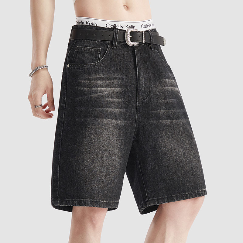 Summer Thin Black Denim Shorts - Men'S Fashion Loose Pants 리뷰 및 가격