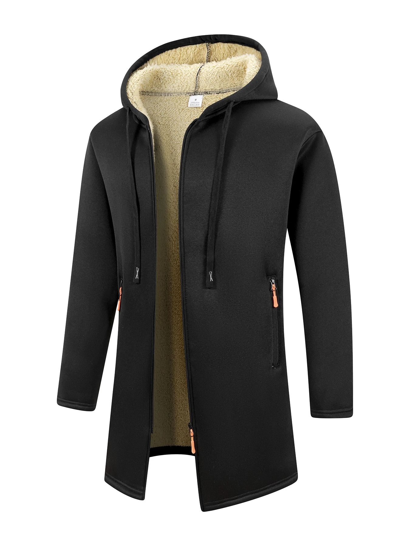 Men's Winter Warm Long Coat Zi - Windbreaker Men Zip 리뷰 및 가격