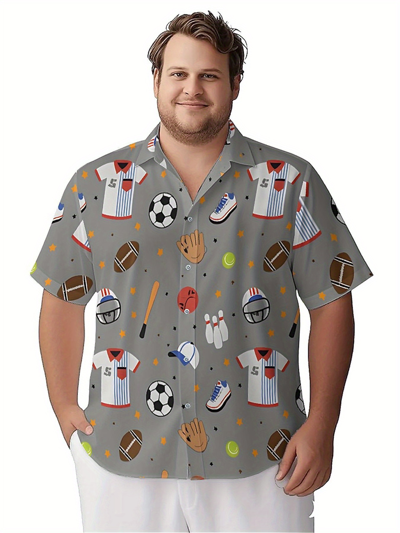 Men's Plus Size Hawaiian Shirt - Mens Fashion Caps 리뷰 및 가격