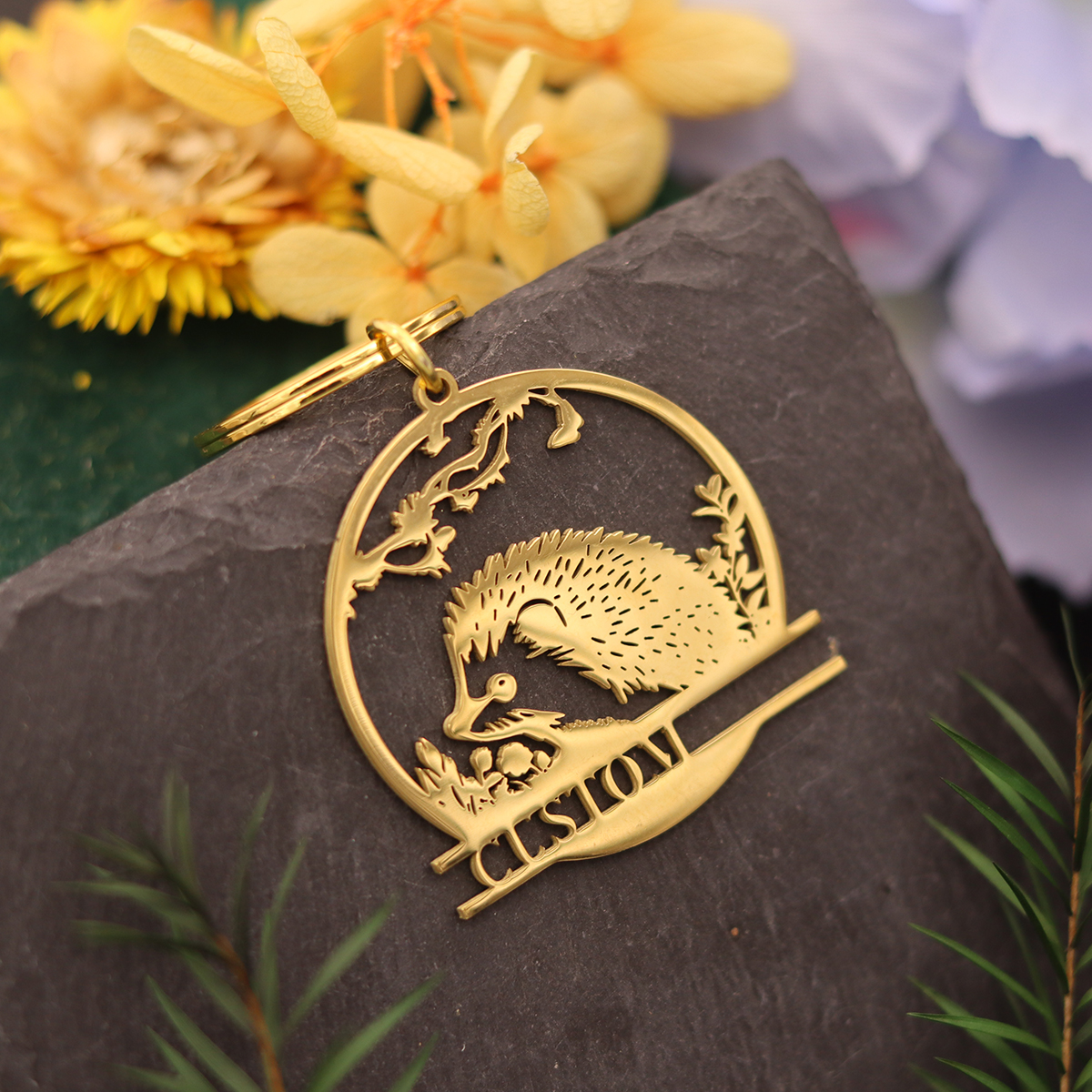 QIAMNI Custom Name Cute Hedgeh - Men'S Fashion Gold Chain 리뷰 및 가격