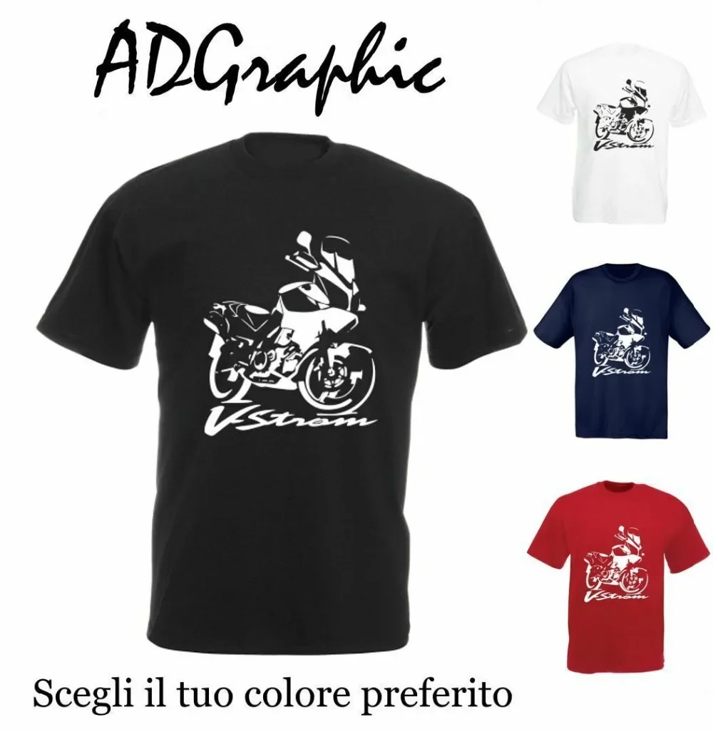 Motorcycle Cotton Suz Vstrom 6 - Men'S Fashion V Neck T Shirts 리뷰 및 가격