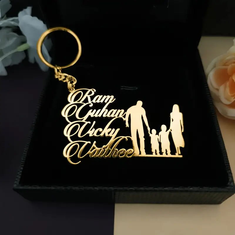 Custom Family Number Name Keyc - Men'S Fashion Gold Chain 리뷰 및 가격