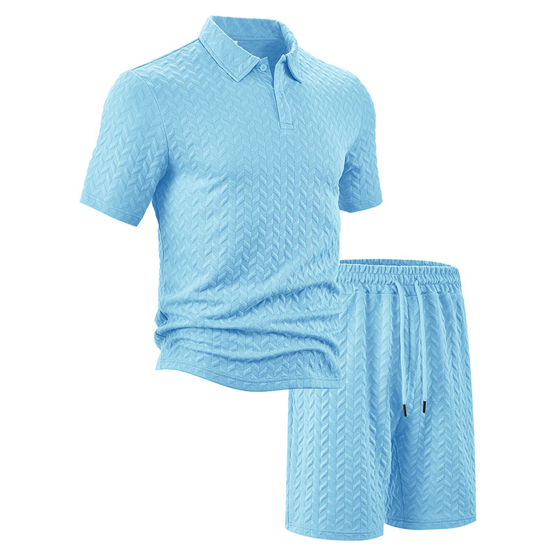 Men's summer lapel jacquard th - Men'S Fashion Polo Shirt 리뷰 및 가격