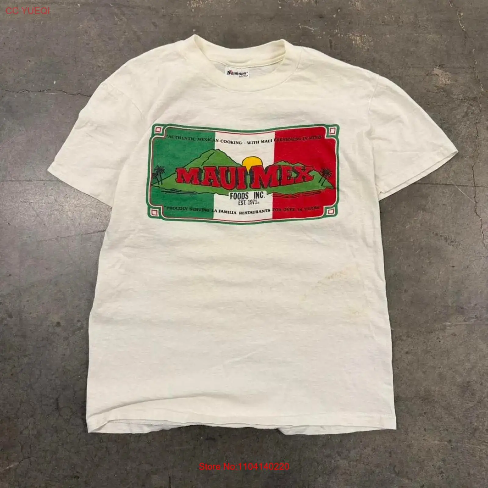 Vintage 80s Maui Mexico Hawaii - Mens Fashion Mexico 리뷰 및 가격