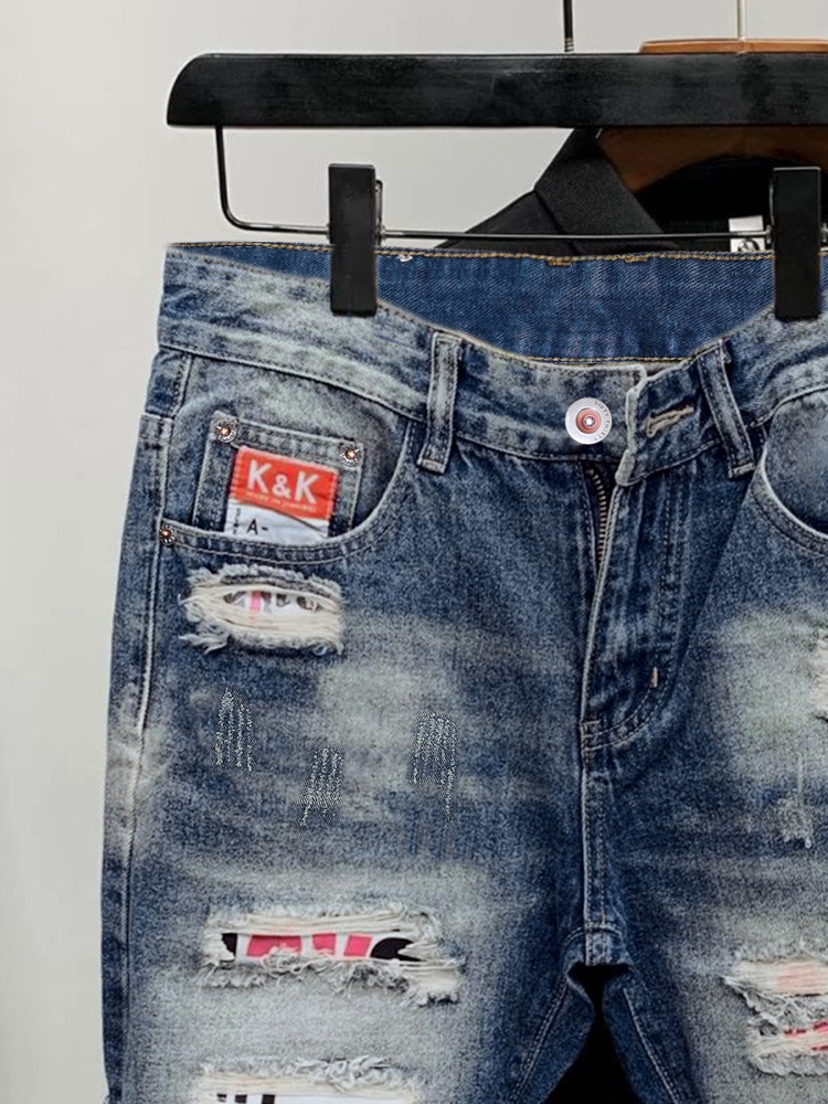 2026 Summer Ripped Straight Me - Men'S Fashion Korea 리뷰 및 가격