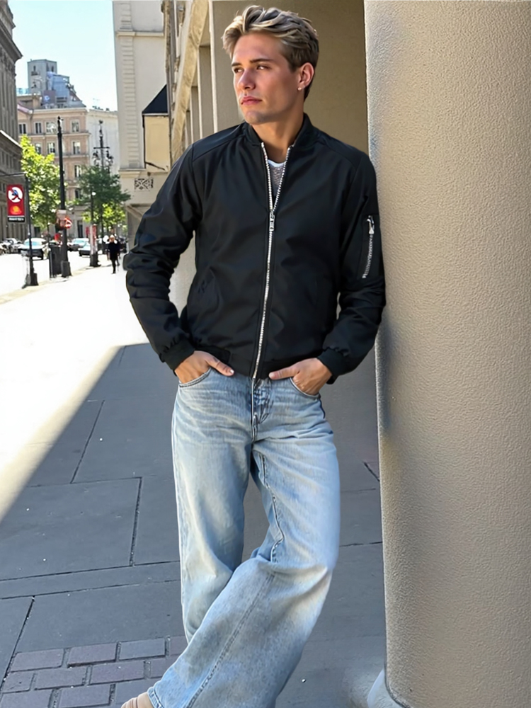 Spring Autumn Men's Windbreake - Windbreaker Men Zip 리뷰 및 가격
