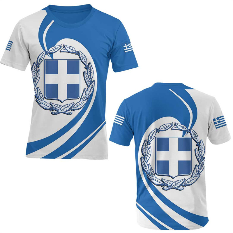 Greece Flag Map 3d Printed T S - Men'S Fashion Greece 리뷰 및 가격
