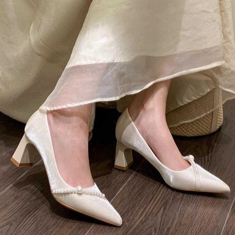 Elegant Pearl Embellished Poin - Mens Fashion Dress Shoes 리뷰 및 가격