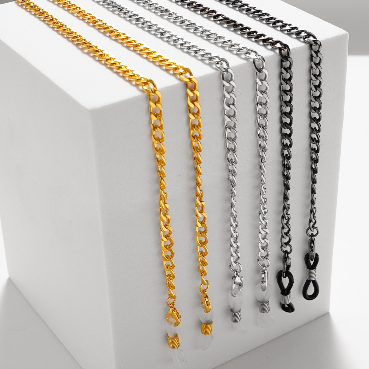 Simple Link Chain for Glasses  - Men'S Fashion Gold Chain 리뷰 및 가격
