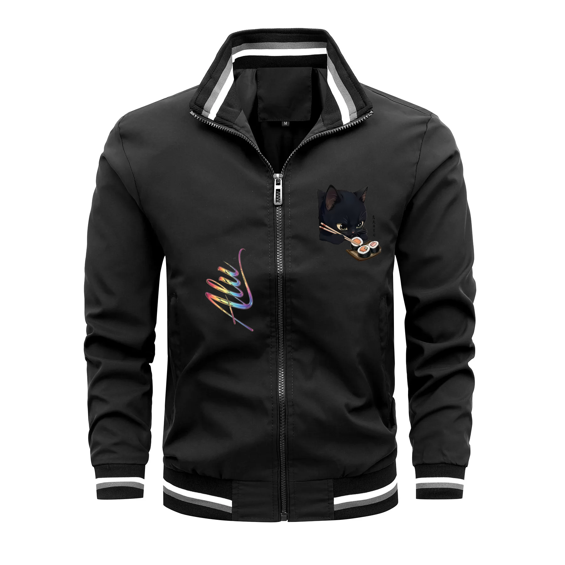 Men Stand‑Collar Zip‑Up Jacket - Windbreaker Men Zip 리뷰 및 가격