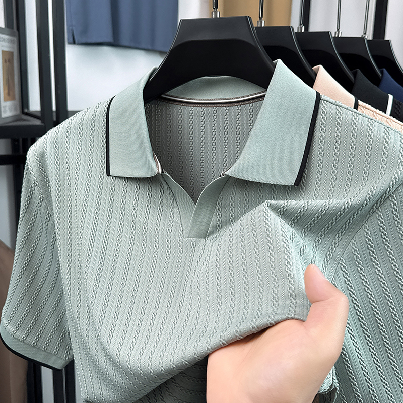 High quality summer new short  - Men'S Fashion V Neck T Shirts 리뷰 및 가격