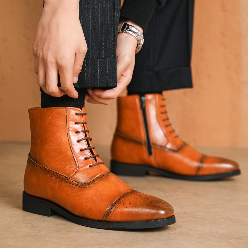 Luxury Men's Boots New High-to - Mens Fashion Dress Shoes 리뷰 및 가격