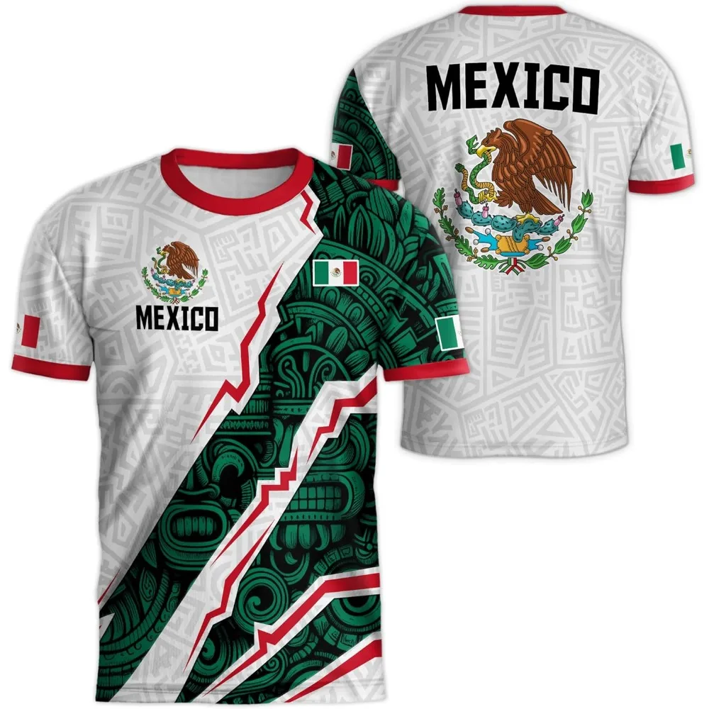 3D Printed Mexico Flag T-Shirt - Mens Fashion Mexico 리뷰 및 가격