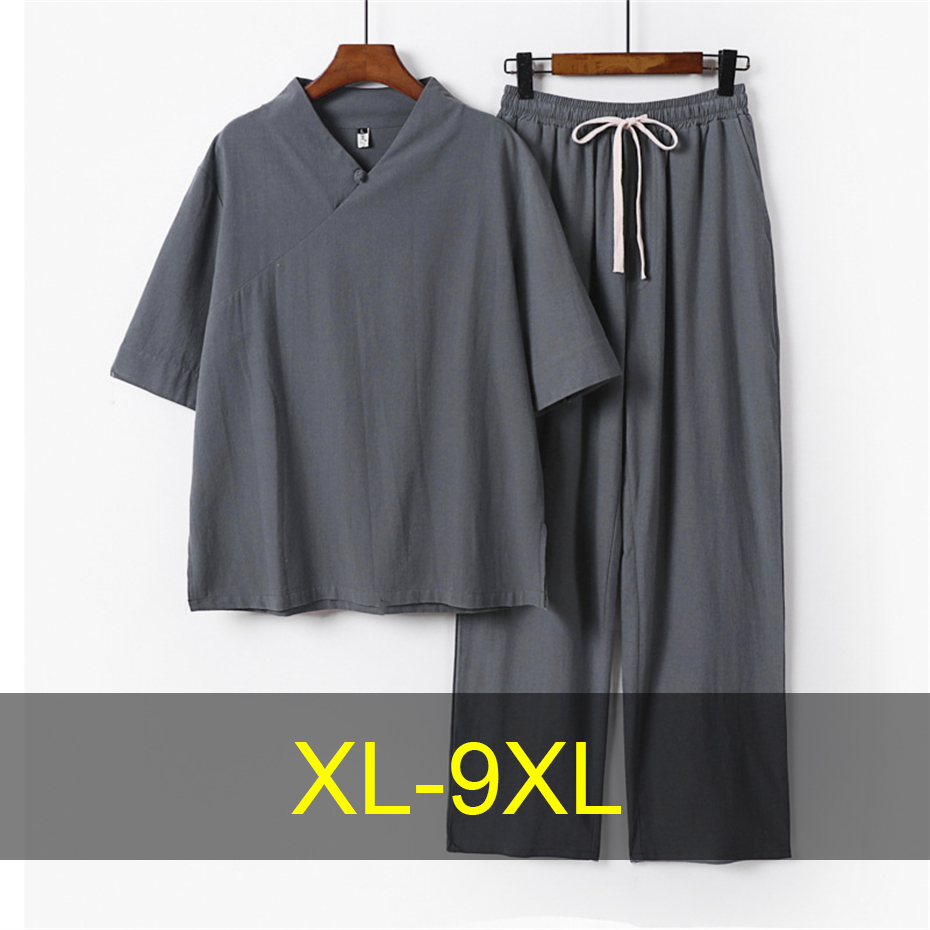 9XL Plus Size Suits Men Sets S - Men'S Fashion V Neck T Shirts 리뷰 및 가격