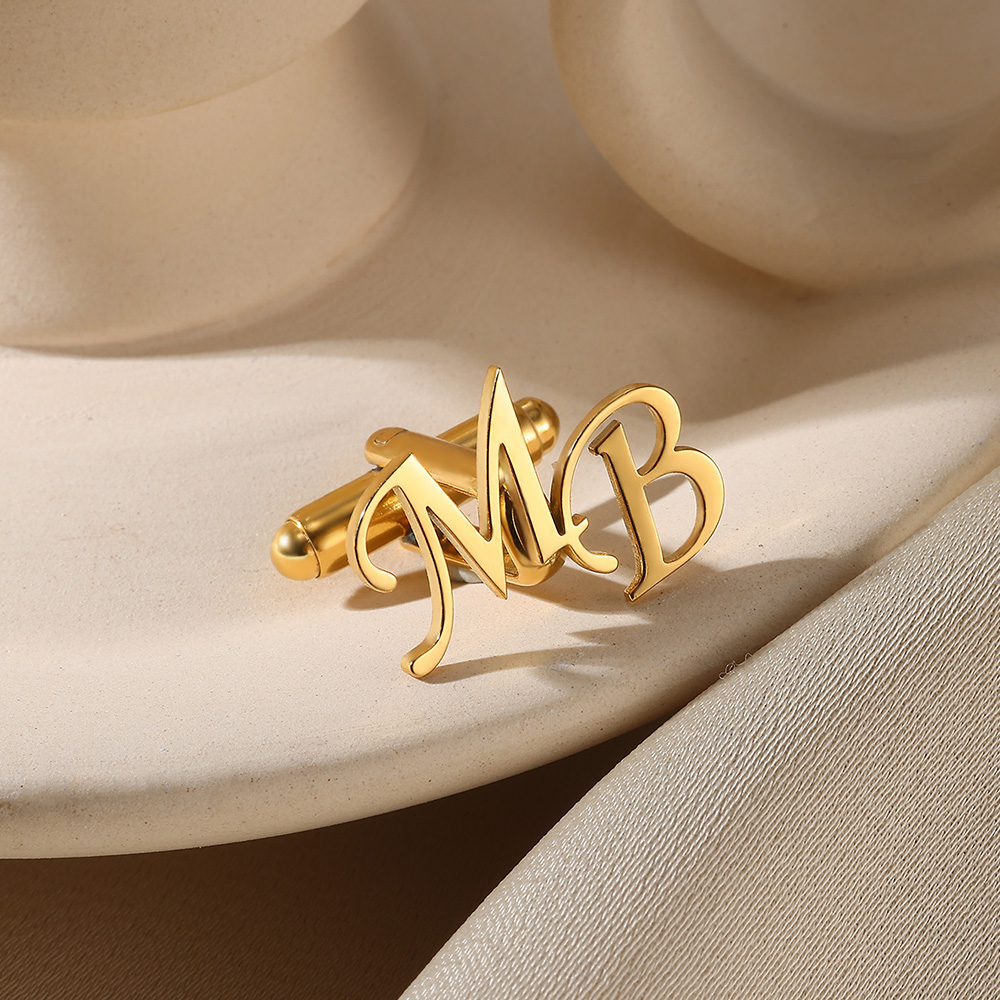 Customized Initial Letter Cuff - Men'S Fashion Gold Chain 리뷰 및 가격
