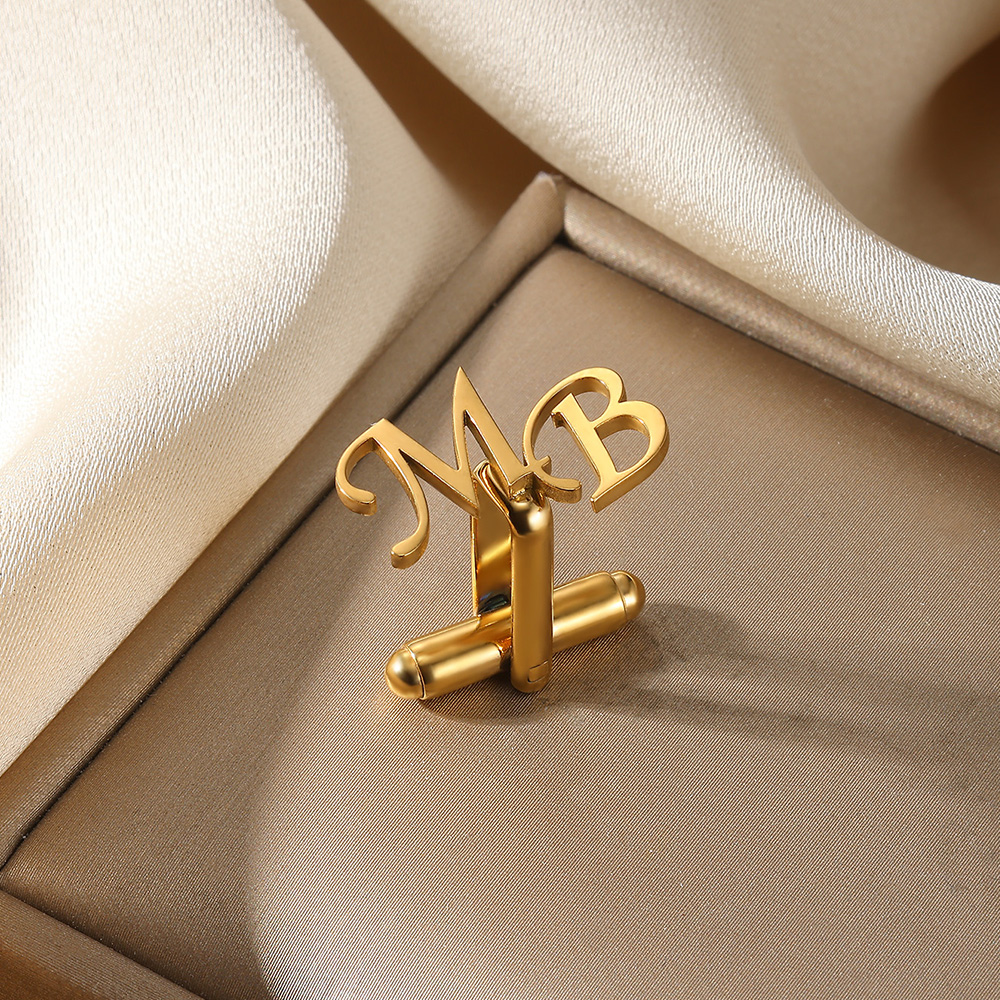 Customized Initial Letter Cuff - Men'S Fashion Gold Chain 리뷰 및 가격