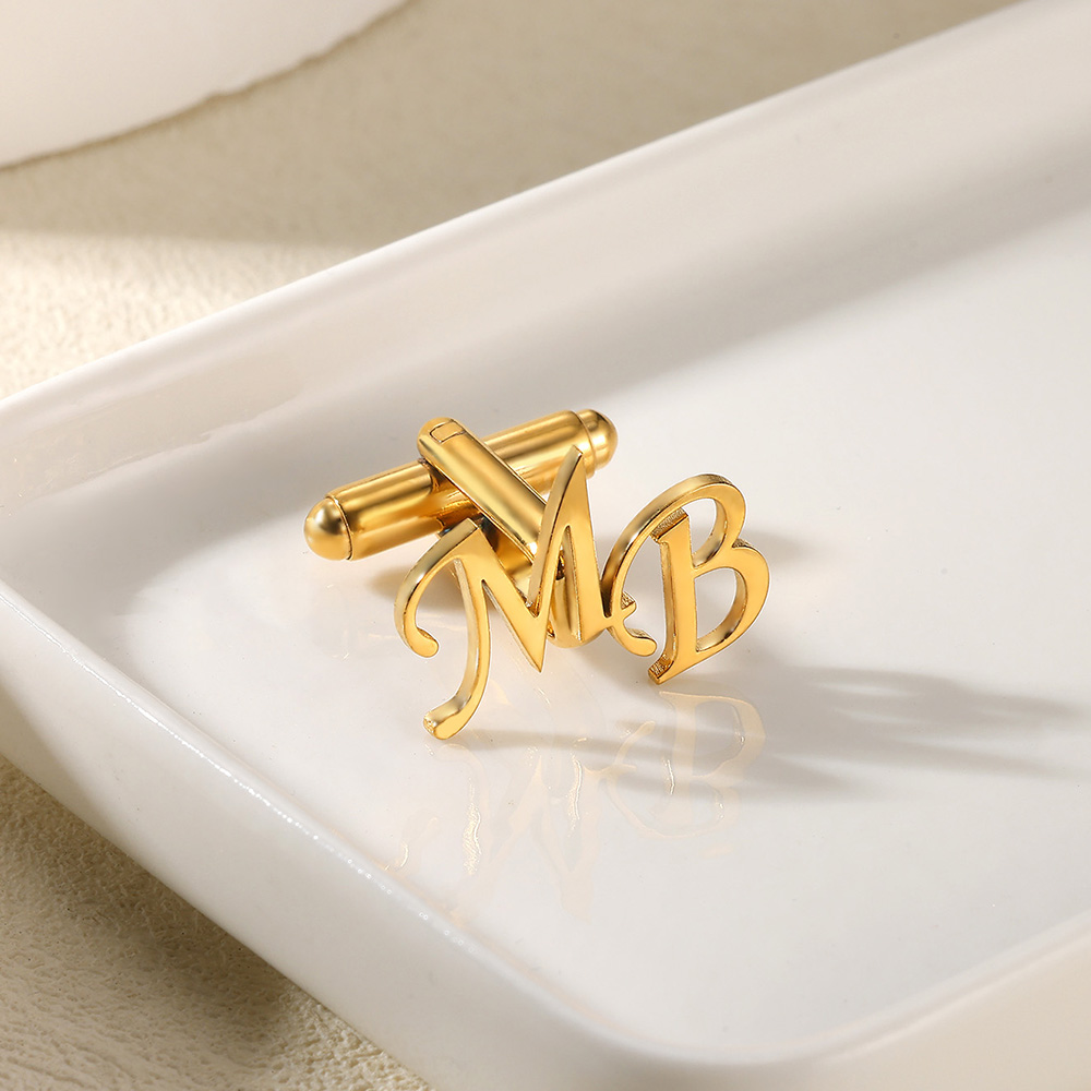 Customized Initial Letter Cuff - Men'S Fashion Gold Chain 리뷰 및 가격