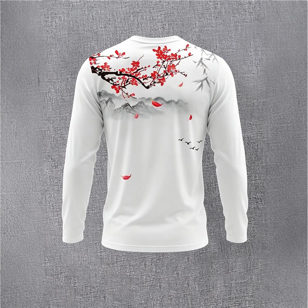 Chinese Style Ink Plum Blossom - Men'S Fashion 리뷰 및 가격