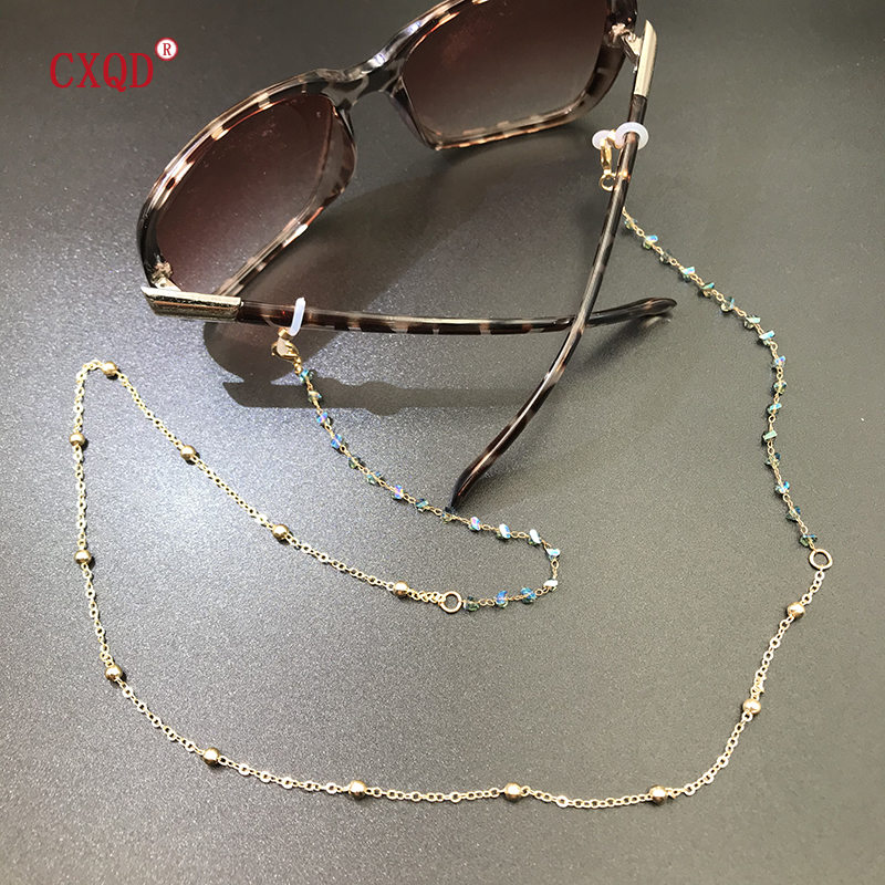 Colorful Triangular Glass Bead - Men'S Fashion Gold Chain 리뷰 및 가격