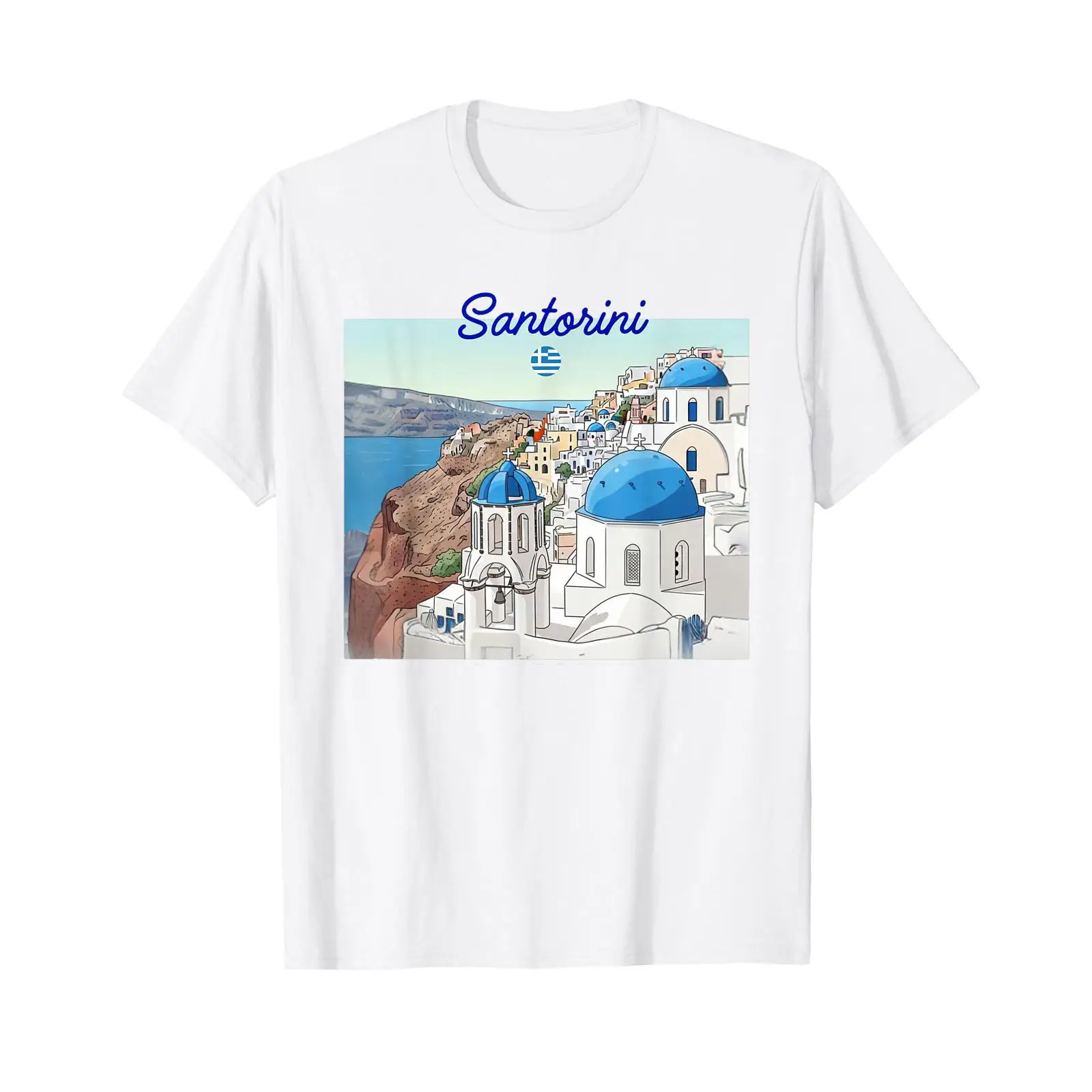 Santorini Greece Greek Flag Va - Men'S Fashion Greece 리뷰 및 가격