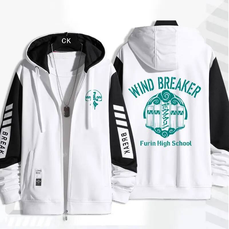 Anime WIND BREAKER Series Zip  - Windbreaker Men Zip 리뷰 및 가격