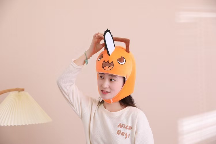 Anime Chainsaw Man Pochita Cos - Mens Fashion Caps 리뷰 및 가격