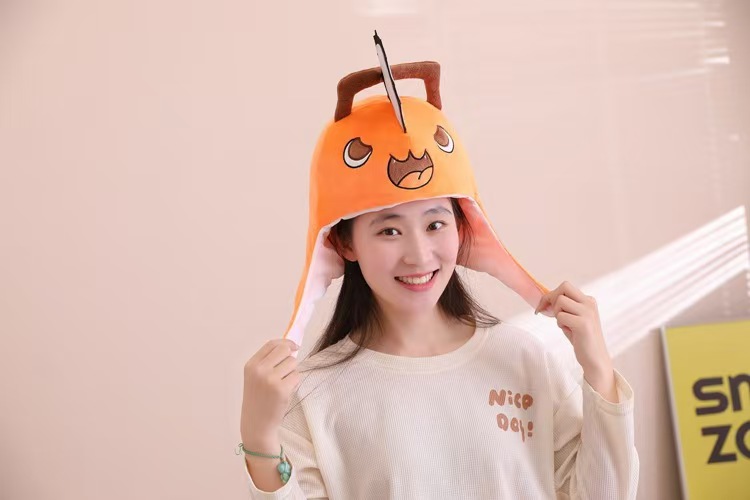 Anime Chainsaw Man Pochita Cos - Mens Fashion Caps 리뷰 및 가격