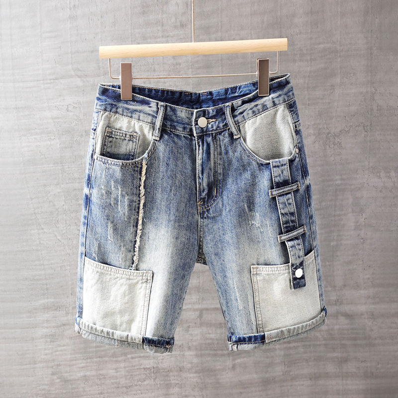 Men's Short Jeans Pants with P - Men'S Fashion Korea 리뷰 및 가격