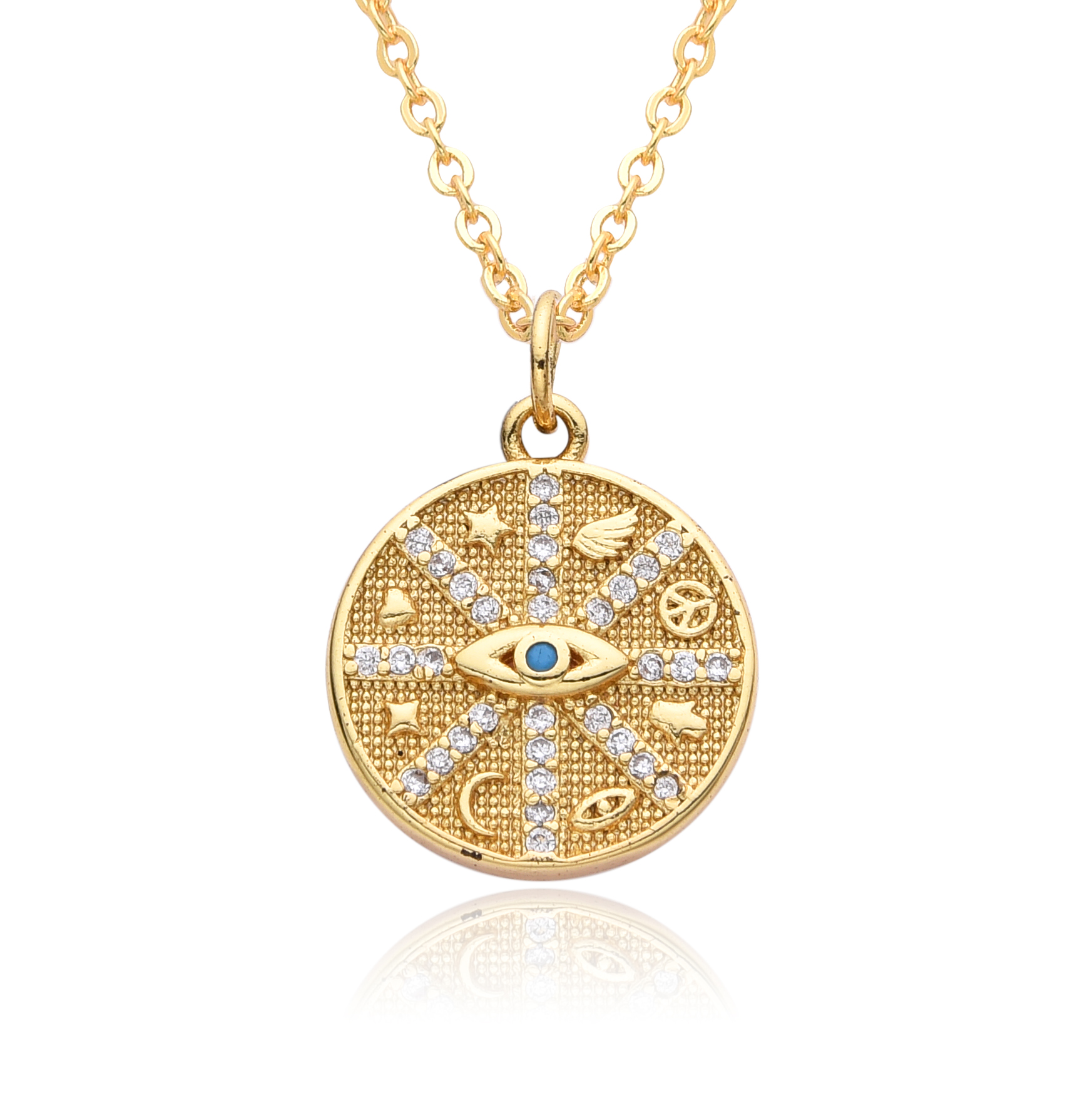 Y2K Gold Color Solar Sun Charm - Men'S Fashion Gold Chain 리뷰 및 가격