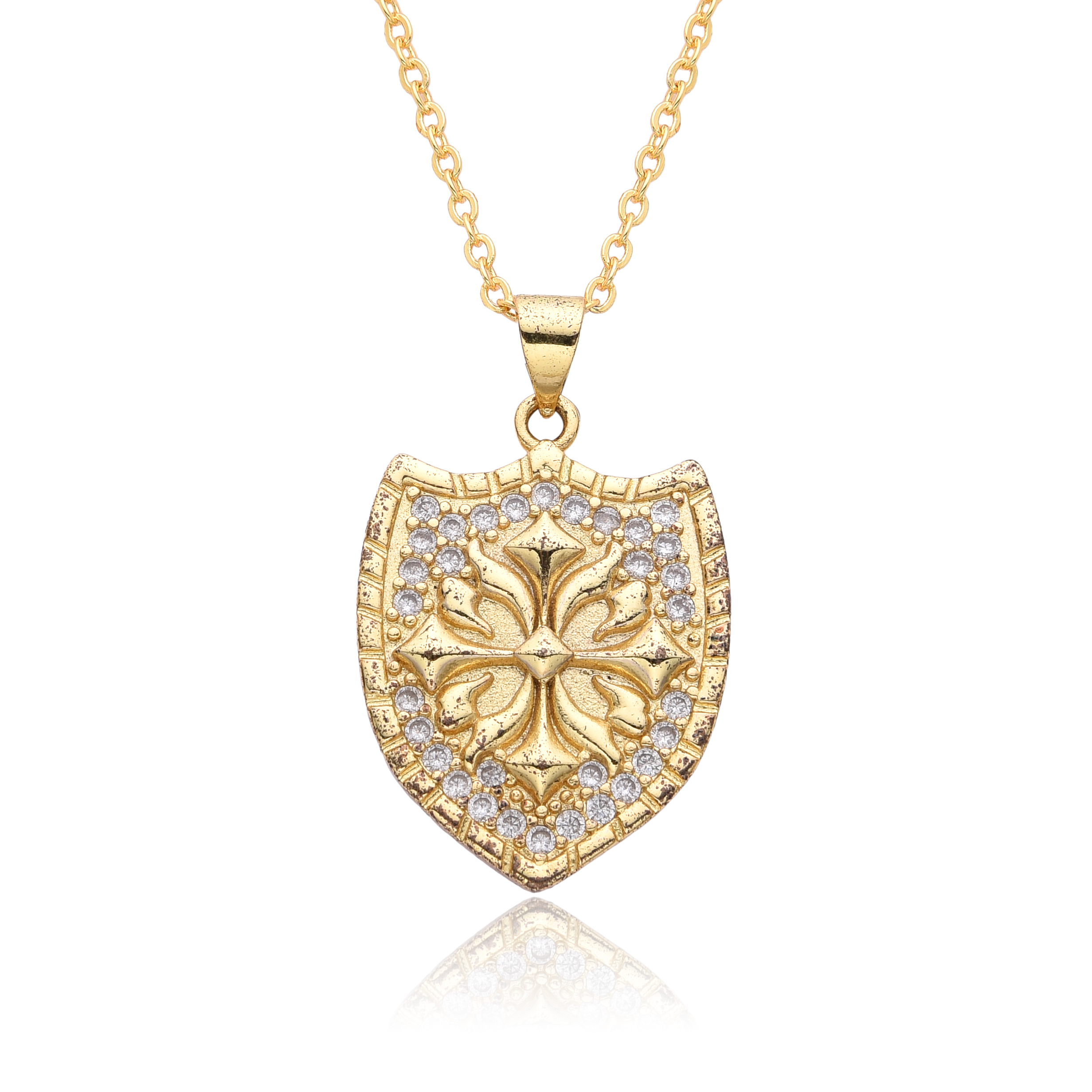Y2K Gold Color Solar Sun Charm - Men'S Fashion Gold Chain 리뷰 및 가격
