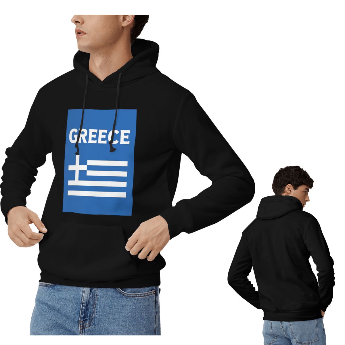 Greece Greek Flag Hoodies Men  - Men'S Fashion Greece 리뷰 및 가격