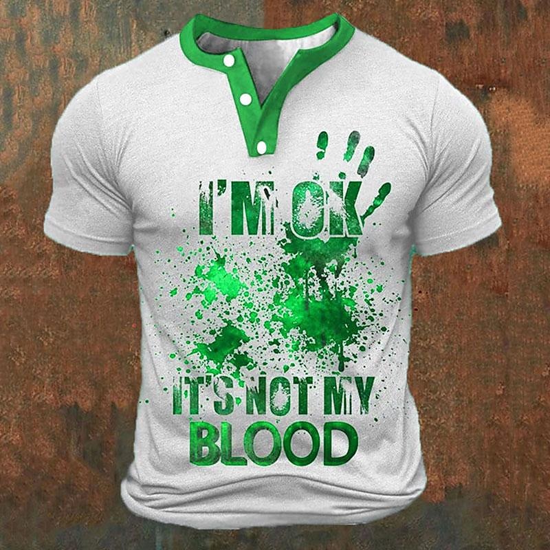 Funny 3D Letter Print Men's He - Mens Fashion Trend 리뷰 및 가격