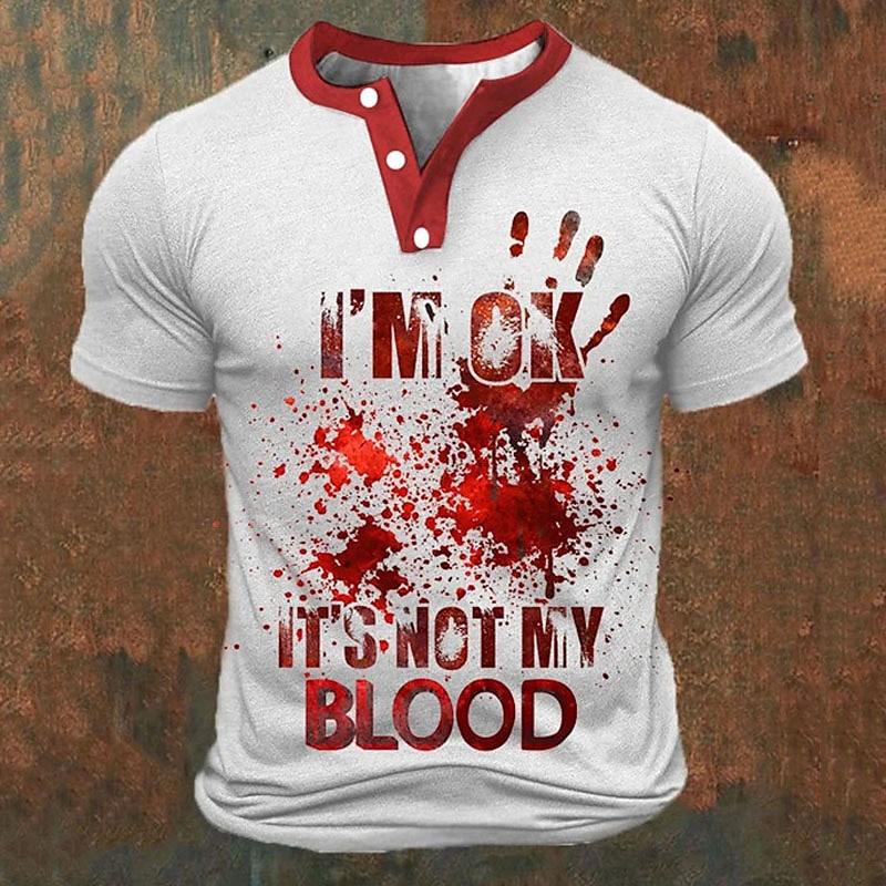 Funny 3D Letter Print Men's He - Mens Fashion Trend 리뷰 및 가격