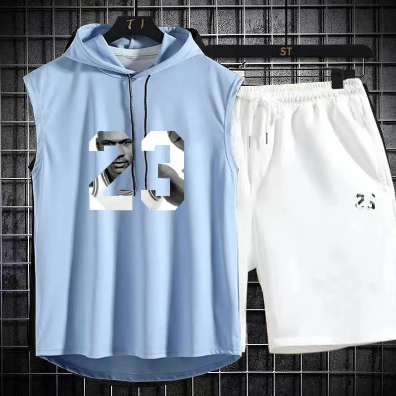 New Summer Men's Two Piece Set - Men'S Fashion V Neck T Shirts 리뷰 및 가격